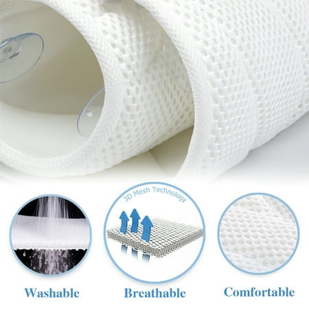 Bathtub Full Body Comfort Spa Pillow and Spa Cushion Mat Bath with Suction Cups